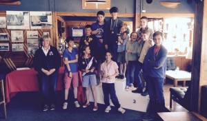 podium petits bleus 2015